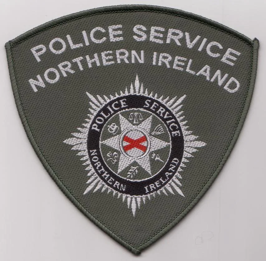 Northern Ireland police patch / Police Service of Northern Ireland — direct archive visual. Shown from the cited image source.
