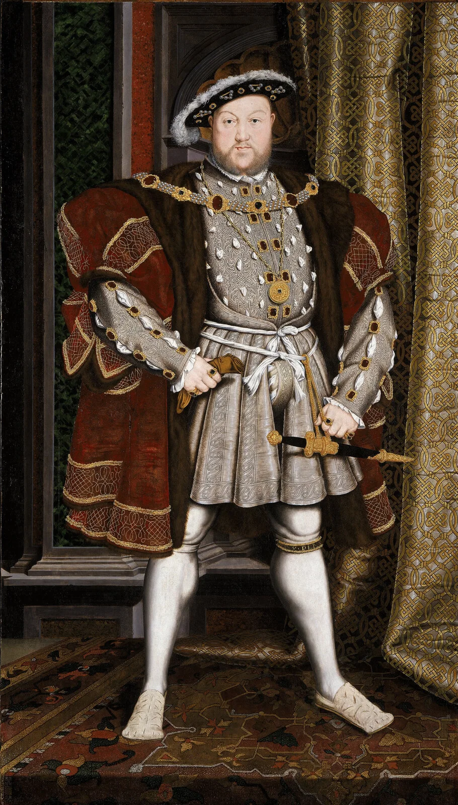 Portrait of Henry VIII after Holbein — representative context visual. Shown from the cited image source.